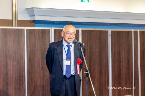 乾杯の音頭をお願いした市川源一先生。eGaktic 20240504- GAN6364